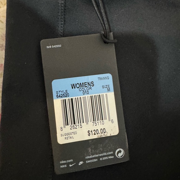 NIKE SCULPT COOL Training leggings Medium nwt - Picture 3 of 5